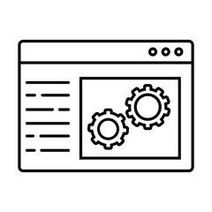 Engineering icon vector set. construction illustration sign collection. designing symbol or logo.