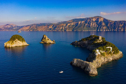 Arcipelago dell'isola "li Galli" a Positano