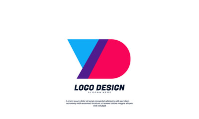 stock creative modern business icon design shape element with building template best for brand identity