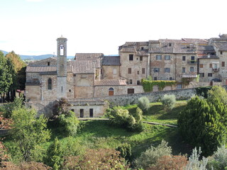 Obraz premium Colle di Val d'Elsa, Italia. Conociendo la toscana escondida.