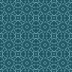 seamless pattern of light lace on a green background