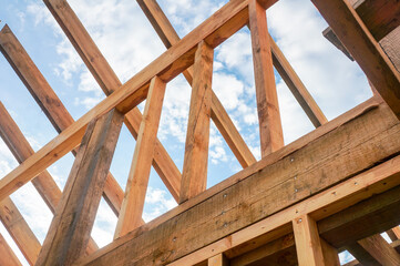New home construction framing