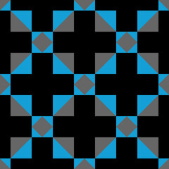 Seamless-Pattern-Background 
Light blue pattern raster image. The idea comes from a black and blue square paper bent 2 ends with triangular tear in the middle and arranged 4 x 4 squares
