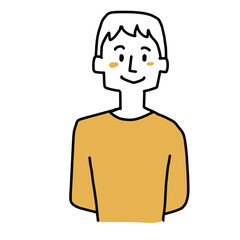 大人の若い男性