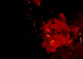 赤と黒の滲むテクスチャ背景