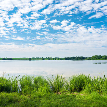 Teich im Plothener Teichgebiet, Naturpark Th&uuml;ringer Schiefergebirge Obere Saale, Saale-Orla-Kreis, Th&uuml;ringen, Deutschland