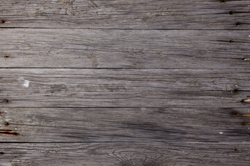 Rustic wooden table background top view