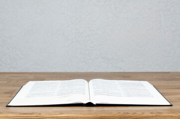 Open Bible. Scripture. Education and Training.
