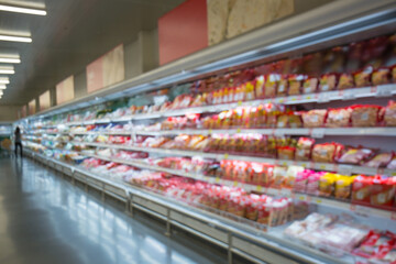 supermarket  meat Blur