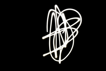 flames on black background. candle light on a dark background.