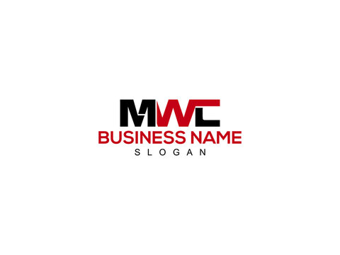 Letter MWC Logo Icon Vector Image Design For Company or Business