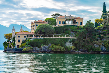 Center of Lake Como, province Lecco, lombardy in the north of Italy