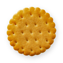 round biscuit biscuit closeup view top isolate