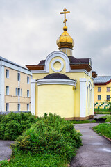 Orthodox chapel on the territory of Guryevskaya district hospital