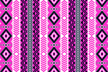 geometric ethnic pattern seamless design for background, wallpaper, carpet, mandalas, clothing, wrapping, sarong, table cloth, shape, native, motif,  fabric, tribal, traditional