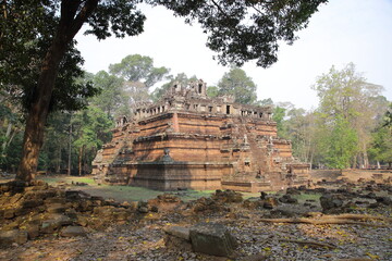 Fototapeta premium View of Phimeanakas temple, Cambodia