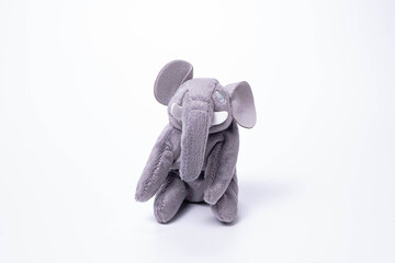 soft toys isolated on white background.