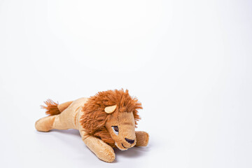 soft toys isolated on white background.