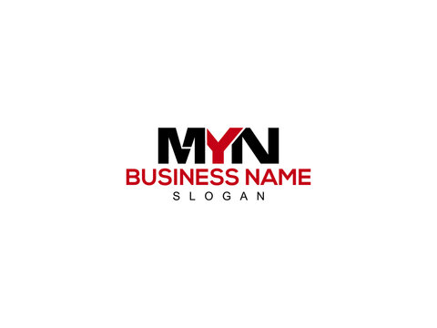 Letter MYN Logo Icon Vector Image Design For Company or Business