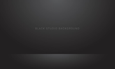 black studio background vector