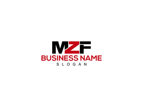 Letter MZF Logo Icon Vector Image Design For Company or Business