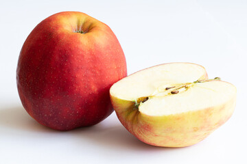 Naklejka na ściany i meble Delicious healthy apples. Apples contain a lot of iron. 