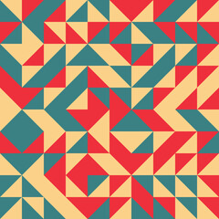 Fototapeta premium Abstract Geometric Pattern generative computational art illustration