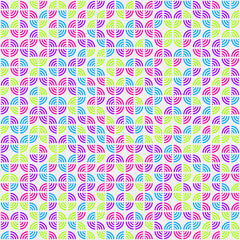 Abstract Geometric Pattern generative computational art illustration