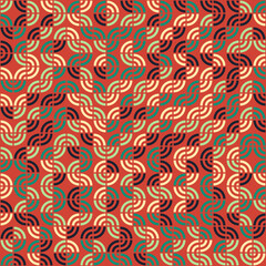 Abstract Geometric Pattern generative computational art illustration