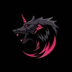 Fox esport gaming mascot logo template Premium Vector