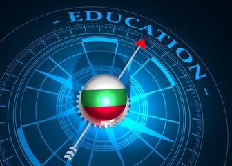 The concept of effective education. 3D illustration