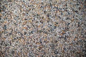 Background is Texture of Various pebble stones.