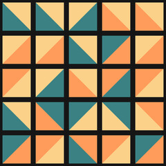 Abstract Geometric Pattern generative computational art illustration