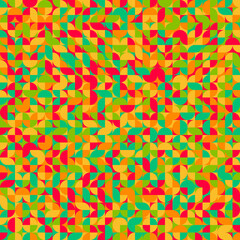 Abstract Geometric Pattern generative computational art illustration