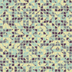 Abstract Geometric Pattern generative computational art illustration