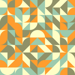 Abstract Geometric Pattern generative computational art illustration