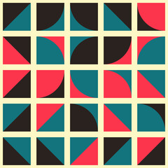 Abstract Geometric Pattern generative computational art illustration