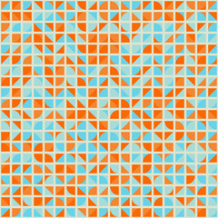 Abstract Geometric Pattern generative computational art illustration