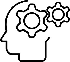  Knowledge Outline Vector Icon Design