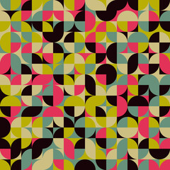 Abstract Geometric Pattern generative computational art illustration