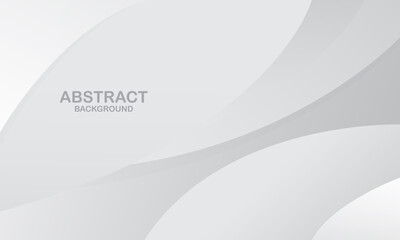 Abstract white and gray background. Eps10 vector