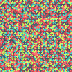 Abstract Geometric Pattern generative computational art illustration