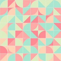 Abstract Geometric Pattern generative computational art illustration