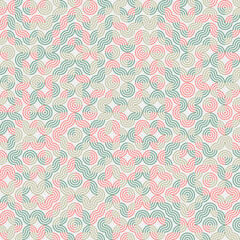 Abstract Geometric Pattern generative computational art illustration
