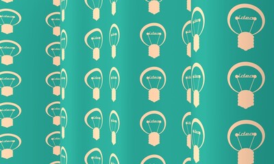 New idea concept. Texture on waved surface