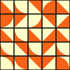 Abstract Geometric Pattern generative computational art illustration