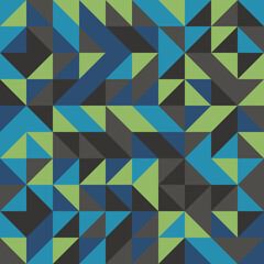 Fototapeta premium Abstract Geometric Pattern generative computational art illustration