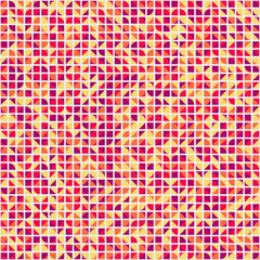 Abstract Geometric Pattern generative computational art illustration