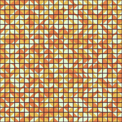Abstract Geometric Pattern generative computational art illustration