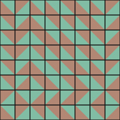 Fototapeta premium Abstract Geometric Pattern generative computational art illustration